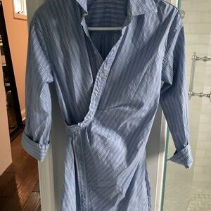 MANGO - Asymmetric Shirt dress XXS